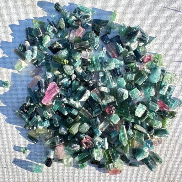 Tourmaline Crystals in Jar - 72 grams / 360 carats - Picture 2 of 10